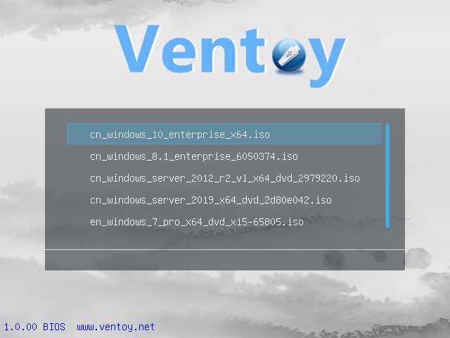 Ventoy v1.0.84 系统安装盘 启动盘制作工具